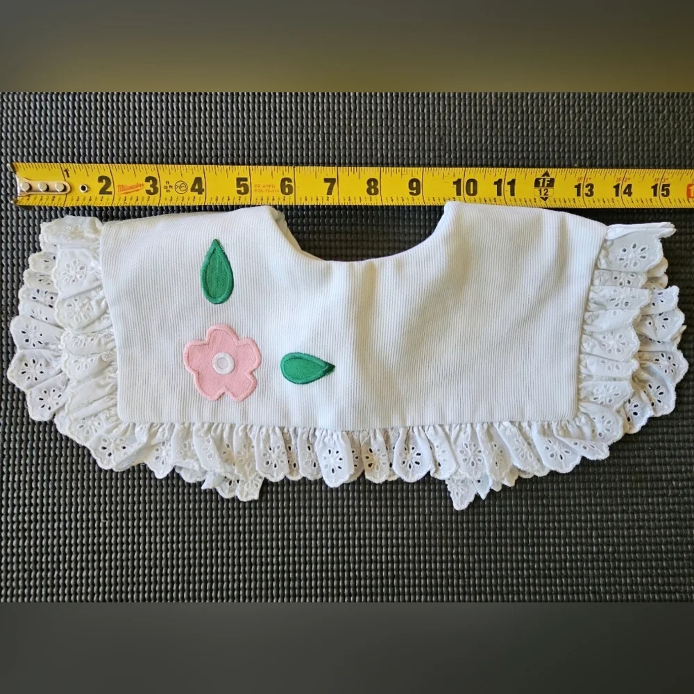 The Children's Hour By Jan Briggs Embroidered Reversible Holiday Dress Collar